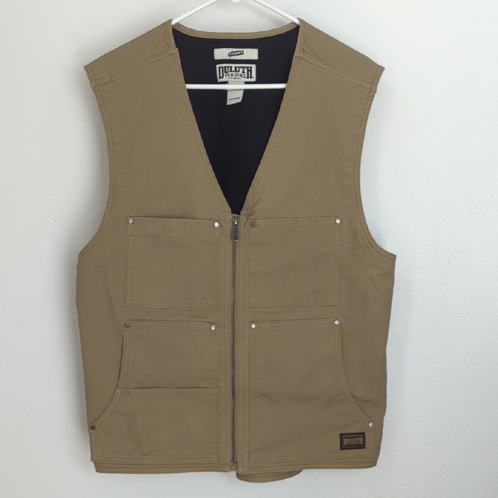 Duluth Trading Co Men's Tan Work Vest